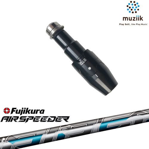 muziik ムジーク スリーブ付きシャフト ブラックエクスパイヤー用 スリーブ(通常タイプドロー設定) AIR SPEEDER フジクラ Fujikura