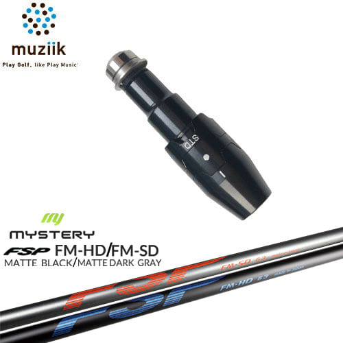 muziik ムジーク スリーブ付きシャフト ブラックエクスパイヤー用 スリーブ(通常タイプドロー設定) FM-HD FM-SD MYSTERY ミステリー|カスタムクラブ工房 OVDGOLF