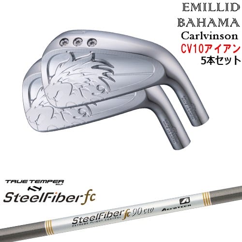【OVDカスタム】Carlvinson CV10 IRON アイアン5本set(6I-PW) [6P]エミリッドバハマEMILLID_BAHAMA スチールファイバーfc(パラレル) SteelFiberTRUE TEMPER