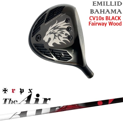 【OVDカスタム】カールヴィンソン CV10s BLACK フェアウェイウッド[FW]エミリッドバハマEMILLID_BAHAMA The Air ジ・エアー TRPX トリプルエックス