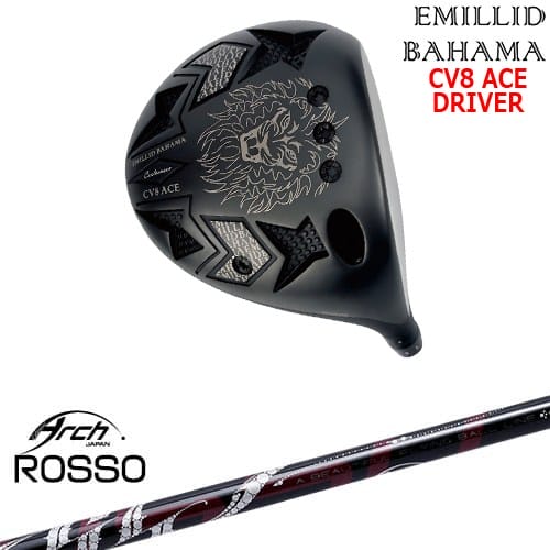 【OVDカスタム】カールヴィンソン CV8 ACE ドライバー[DW]エミリッドバハマEMILLID_BAHAMA Natural9 ROSSO ロッソ ARCH GOLF アーチゴルフジャパン