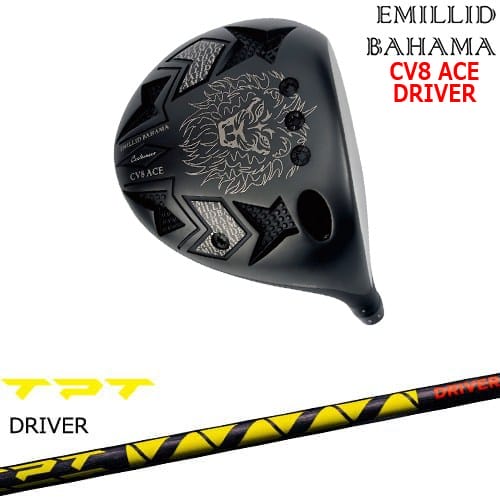 【OVDカスタム】カールヴィンソン CV8 ACE ドライバー[DW]エミリッドバハマEMILLID_BAHAMA TPT POWER RANGE ドライバーシャフト