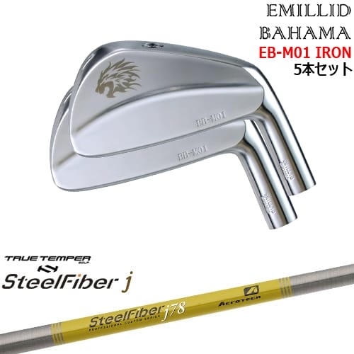 【OVDカスタム】エミリッドバハマ EB M-01 アイアン6本set(6I-PW)[6P]エミリッドバハマEMILLID_BAHAMA スチールファイバーj(パラレル) SteelFiberTRUE TEMPER｜カスタムクラブ工房 OVDGOLF