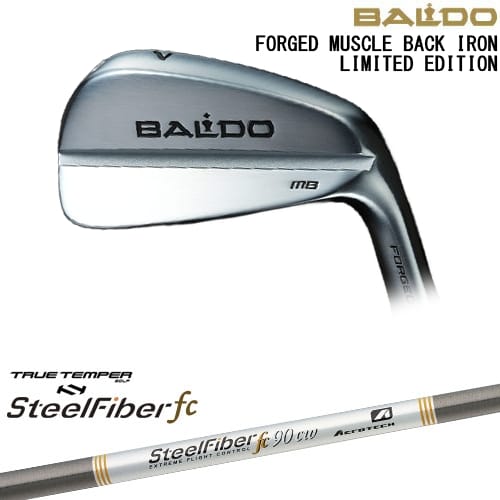 【OVDカスタム】BALDO FORGED MUSCLE BACK IRON LIMITED アイアン単品(4I)[IR]バルドBALDO スチールファイバーfc(パラレル) SteelFiberTRUE TEMPER