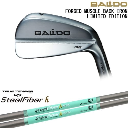【OVDカスタム】BALDO FORGED MUSCLE BACK IRON LIMITED アイアン単品(4I)[IR]バルドBALDO スチールファイバーh(パラレル) SteelFiberTRUE TEMPER