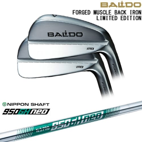 【OVDカスタム】BALDO FORGED MUSCLE BACK IRON LIMITED アイアン6本set(5I-PW)[5P]バルドBALDO N.S.PRO 950GH neo 日本シャフト｜カスタムクラブ工房 OVDGOLF