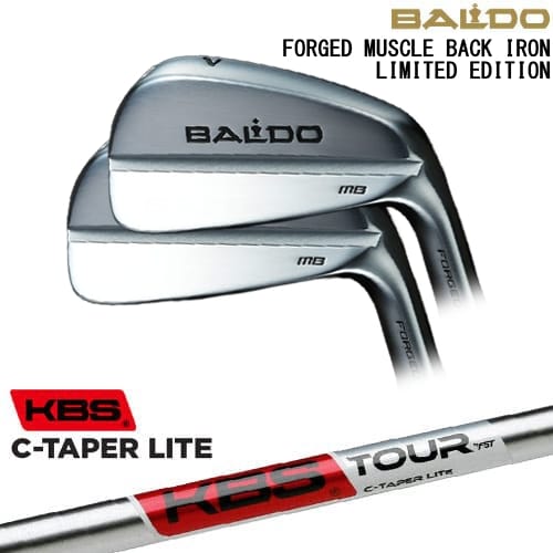 【OVDカスタム】BALDO FORGED MUSCLE BACK IRON LIMITED アイアン6本set(5I-PW)[5P]バルドBALDO KBS C-TAPER LITE シーテーパー ライト