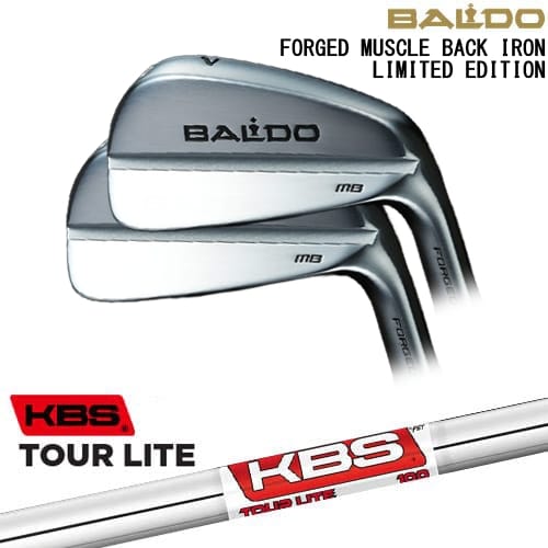 【OVDカスタム】BALDO FORGED MUSCLE BACK IRON LIMITED アイアン6本set(5I-PW)[5P]バルドBALDO KBS TOUR LITE(ツアー ライト )