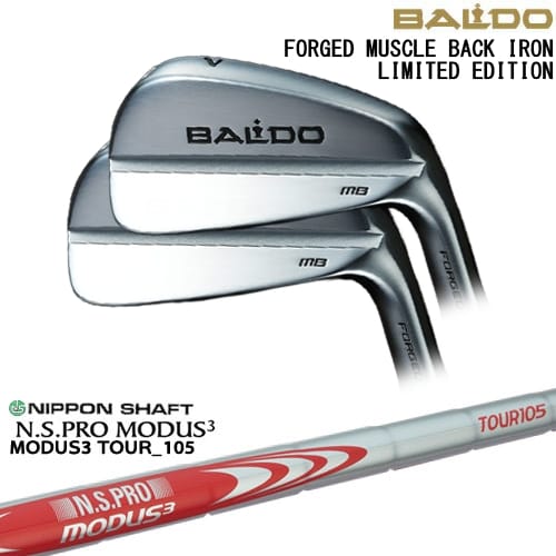 【OVDカスタム】BALDO FORGED MUSCLE BACK IRON LIMITED アイアン6本set(5I-PW)[5P]バルドBALDO N.S.PRO MODUS3 TOUR 105 日本シャフト｜カスタムクラブ工房 OVDGOLF