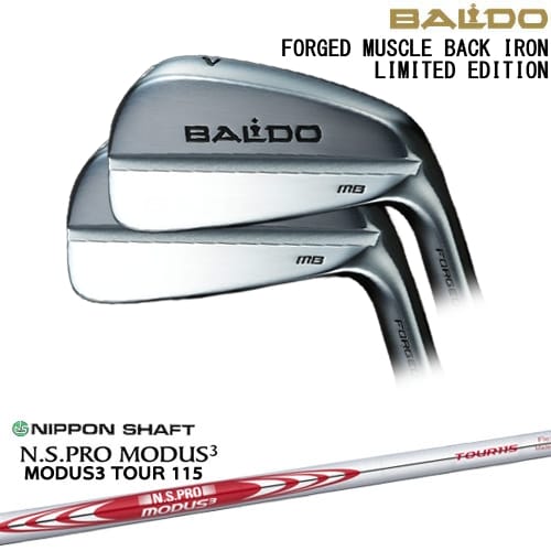 【OVDカスタム】BALDO FORGED MUSCLE BACK IRON LIMITED アイアン6本set(5I-PW)[5P]バルドBALDO N.S PRO MODUS 3 TOUR 115(赤) 日本シャフト｜カスタムクラブ工房 OVDGOLF