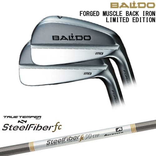 【OVDカスタム】BALDO FORGED MUSCLE BACK IRON LIMITED アイアン6本set(5I-PW)[5P]バルドBALDO スチールファイバーfc(パラレル) SteelFiberTRUE TEMPER｜カスタムクラブ工房 OVDGOLF
