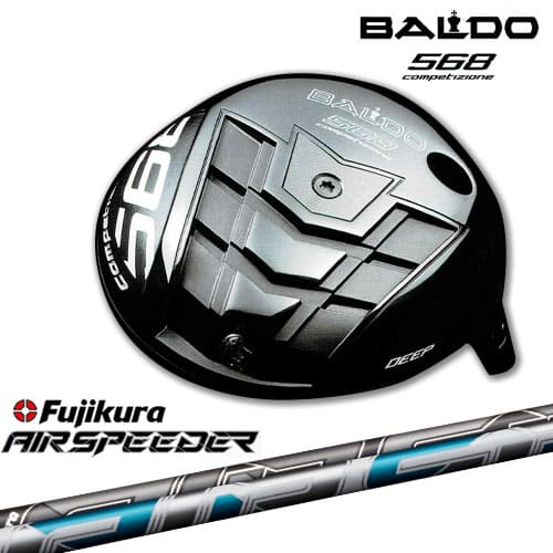 【BALDO・バルドならOVDGOLF！】バルド COMPETIONE 568 DRIVER ドライバー(ディープ・シャロー) AIR SPEEDER フジクラ Fujikura