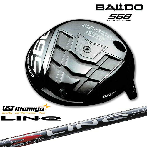 バルド COMPETIONE 568 DRIVER ドライバー(ディープ・シャロー) LIN-Q RED EX リンク レッド EX マミヤmamiya カスタムクラブ