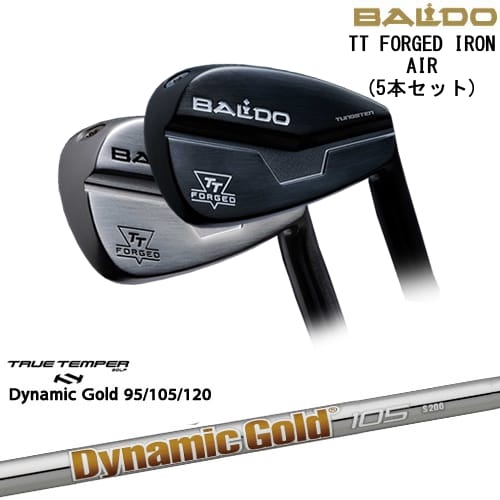 【BALDO・バルドならOVDGOLF！】【OVDカスタム】BALDO TT FORGED IRON AIR アイアン6本set(5-PW)[5P]バルドBALDO DynamicGold85 95 105 115 120 ダイナミックゴールドTRUE TEMPER
