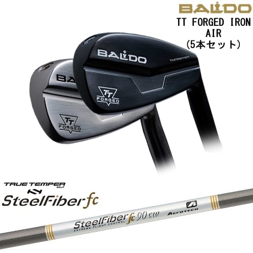 【BALDO・バルドならOVDGOLF！】【OVDカスタム】BALDO TT FORGED IRON AIR アイアン6本set(5-PW)[5P]バルドBALDO スチールファイバーfc(テーパー) SteelFiberTRUE TEMPER｜カスタムクラブ工房 OVDGOLF