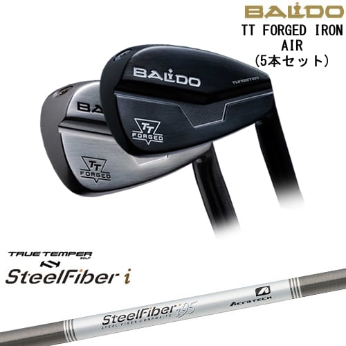 【BALDO・バルドならOVDGOLF！】【OVDカスタム】BALDO TT FORGED IRON AIR アイアン6本set(5-PW)[5P]バルドBALDO スチールファイバーi(パラレル) SteelFiberTRUE TEMPER｜カスタムクラブ工房 OVDGOLF