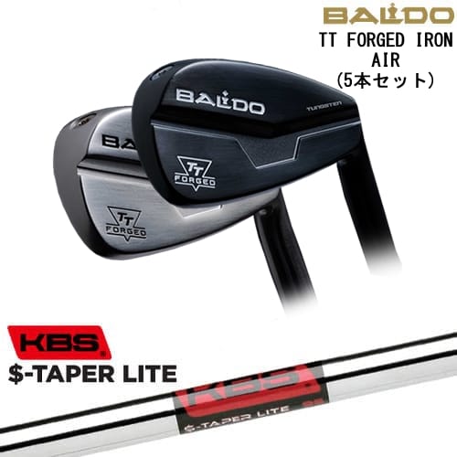 【BALDO・バルドならOVDGOLF！】【OVDカスタム】BALDO TT FORGED IRON AIR アイアン6本set(5-PW)[5P]バルドBALDO KBS $-TAPER LITE ( エステーパー ライト )｜カスタムクラブ工房 OVDGOLF