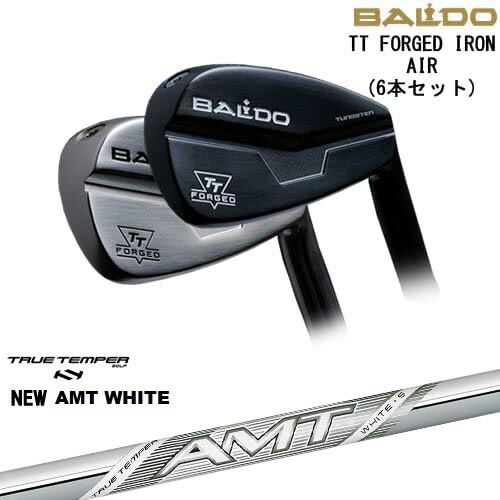 BALDO TT FORGED IRON AIR アイアン5本set(6-PW)[6P]バルドBALDO New AMT WHITE ホワイトTRUE TEMPER