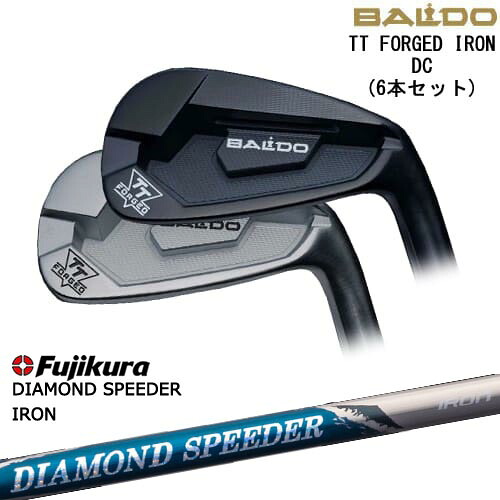 【BALDO・バルドならOVDGOLF！】【OVDカスタム】BALDO TT FORGED IRON DC アイアン6本set(5I-PW)[5P]バルドBALDO DIAMOND SPEEDER IRON ダイヤモンドスピーダー フジクラ Fujikura