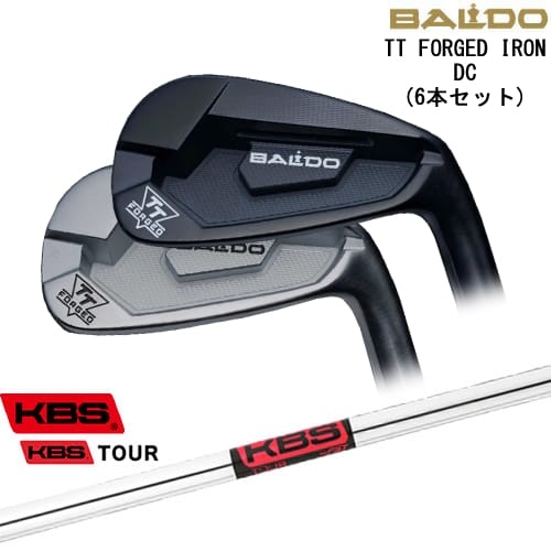 【BALDO・バルドならOVDGOLF！】【OVDカスタム】BALDO TT FORGED IRON DC アイアン6本set(5I-PW)[5P]バルドBALDO KBS TOUR