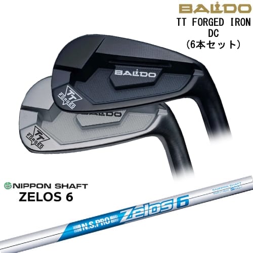 【BALDO・バルドならOVDGOLF！】【OVDカスタム】BALDO TT FORGED IRON DC アイアン6本set(5I-PW)[5P]バルドBALDO N.S.PRO ZELOS 6 日本シャフト