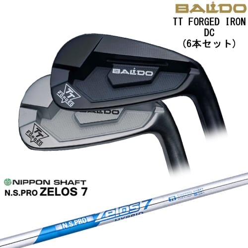 【BALDO・バルドならOVDGOLF！】【OVDカスタム】BALDO TT FORGED IRON DC アイアン6本set(5I-PW)[5P]バルドBALDO N.S.PRO ZELOS 7 日本シャフト