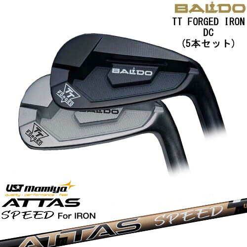 BALDO TT FORGED IRON DC アイアン5本set(6I-PW)[6P]バルドBALDO ATTAS SPEED IR アッタススピード USTマミヤ｜カスタムクラブ工房 OVDGOLF