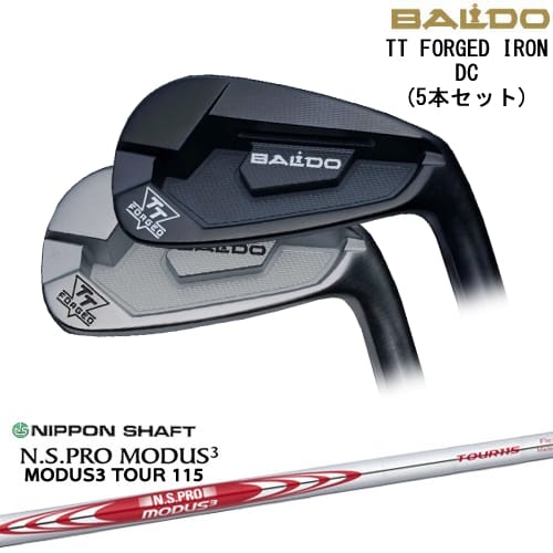 【BALDO・バルドならOVDGOLF！】【OVDカスタム】BALDO TT FORGED IRON DC アイアン5本set(6I-PW)[6P]バルドBALDO N.S PRO MODUS 3 TOUR 115(赤) 日本シャフト