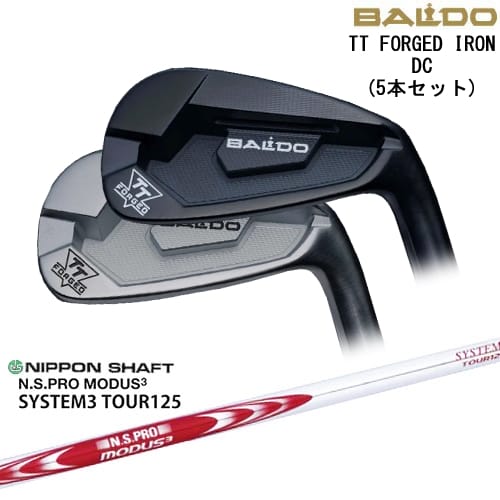 【BALDO・バルドならOVDGOLF！】【OVDカスタム】BALDO TT FORGED IRON DC アイアン5本set(6I-PW)[6P]バルドBALDO N.S.PRO MODUS3 SYSTEM3 TOUR125 日本シャフト