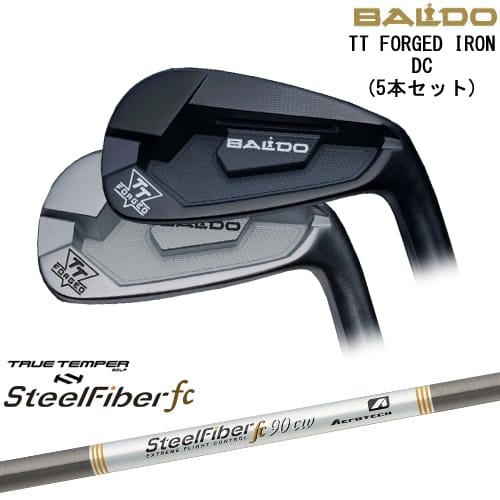 【BALDO・バルドならOVDGOLF！】【OVDカスタム】BALDO TT FORGED IRON DC アイアン5本set(6I-PW)[6P]バルドBALDO スチールファイバーfc(テーパー) SteelFiberTRUE TEMPER