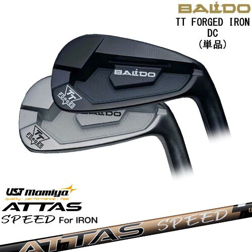 【BALDO・バルドならOVDGOLF！】【OVDカスタム】BALDO TT FORGED IRON DC アイアン単品(5I/GW)[IR]バルドBALDO ATTAS SPEED IR アッタススピード USTマミヤ