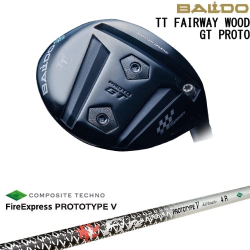 【OVDカスタム】BALDO TT FAIRWAY WOOD GT PROTO フェアウェイウッド[FW]バルドBALDO ファイアーエクスプレスPROTOTYPE Vコンポジットテクノ