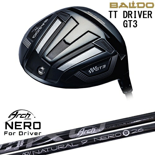 BALDO 2024 TT DRIVER GT3 SHALLOW ドライバー[DW]バルドBALDO For Driver NEROネロ ARCH GOLF アーチゴルフジャパン