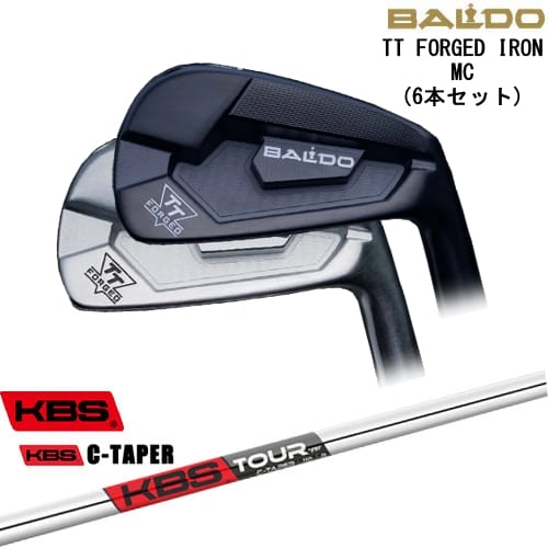 【BALDO・バルドならOVDGOLF！】【OVDカスタム】BALDO TT FORGED IRON MC アイアン6本set(5I-PW)[5P]バルドBALDO KBS C-TAPER
