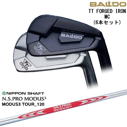 【BALDO・バルドならOVDGOLF！】【OVDカスタム】BALDO TT FORGED IRON MC アイアン6本set(5I-PW)[5P]バルドBALDO N.S.PRO MODUS3 日本シャフト