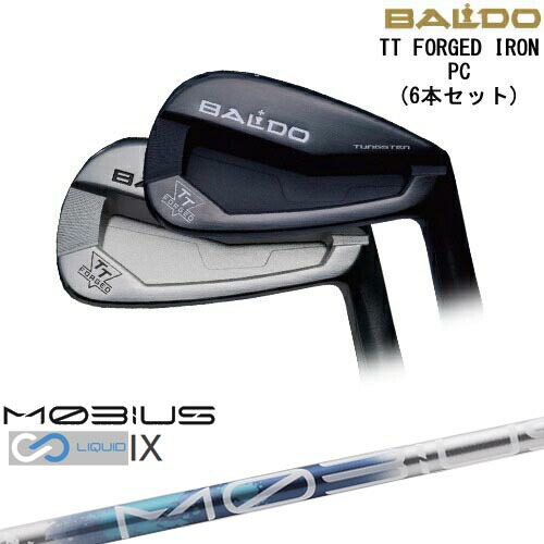 BALDO TT FORGED IRON PC アイアン6本set(5I-PW)[5P]バルドBALDO MOBIUS LIQUIDメビウスリキッド IX Design Tuningデザインチューニング