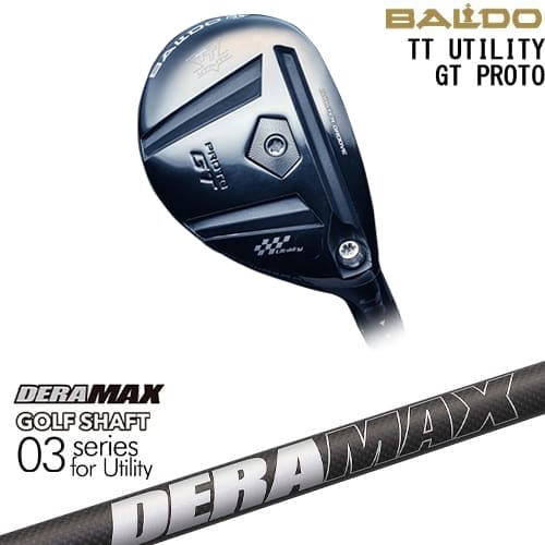 BALDO TT UTILITY GT PROTO ユーティリティ[UT]バルドBALDO DERA MAX GOLF SHAFT UT/HY用 03 Utility デラマックス