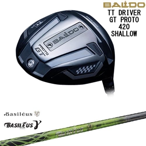 【OVDカスタム】BALDO TT DRIVER GT PROTO 420 SHALLOW ドライバー[DW]バルドBALDO Basileus γ ガンマ バシレウス