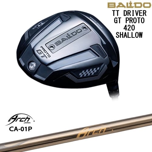 【OVDカスタム】BALDO TT DRIVER GT PROTO 420 SHALLOW ドライバー[DW]バルドBALDO CA-01P ARCH GOLF アーチゴルフジャパン
