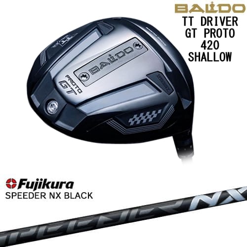 【OVDカスタム】BALDO TT DRIVER GT PROTO 420 SHALLOW ドライバー[DW]バルドBALDO SPEEDER NX BLACK Fujikura フジクラ｜カスタムクラブ工房 OVDGOLF