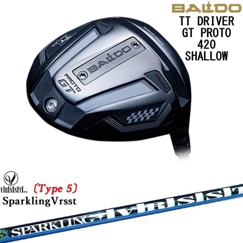 【OVDカスタム】BALDO TT DRIVER GT PROTO 420 SHALLOW ドライバー[DW]バルドBALDO SPARKLING VRSST Type5 スパークリングヴァスト