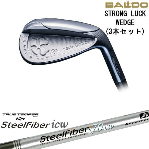 【OVDカスタム】BALDO STRONG LUCK WEDGE ウェッジ 3本セット[WD]バルドBALDO スチールファイバーi (テーパー) SteelFiberTRUE TEMPER
