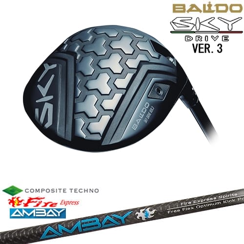 【OVDカスタム】BALDO SKY DRIVE VER.3 ドライバー 2025年モデル[DW]バルドBALDO FireExpress Spirits AMBAY アンバイ コンポジットテクノ