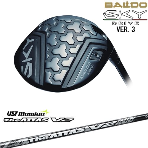 【OVDカスタム】BALDO SKY DRIVE VER.3 ドライバー 2025年モデル[DW]バルドBALDO The ATTAS V2 ジ・アッタス マミヤmamiya