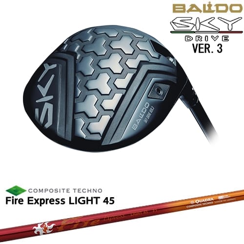 【OVDカスタム】BALDO SKY DRIVE VER.3 ドライバー 2025年モデル[DW]バルドBALDO FireExpressLIGHT45ファイアーエクスプレスライト