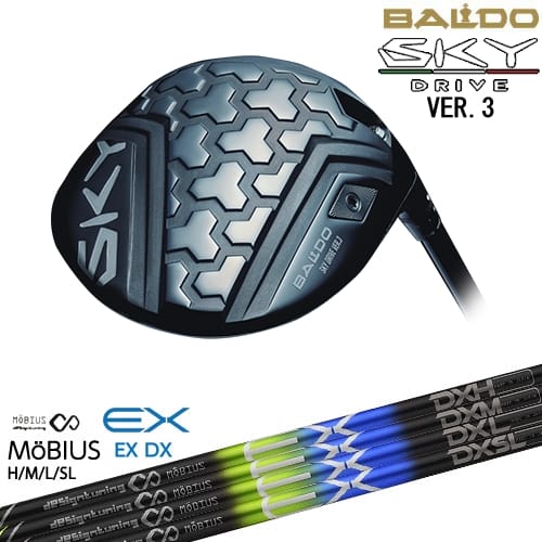 【OVDカスタム】BALDO SKY DRIVE VER.3 ドライバー 2025年モデル[DW]バルドBALDO オンライン販売専用 MoBIUS EX メビウス デザインチューニング