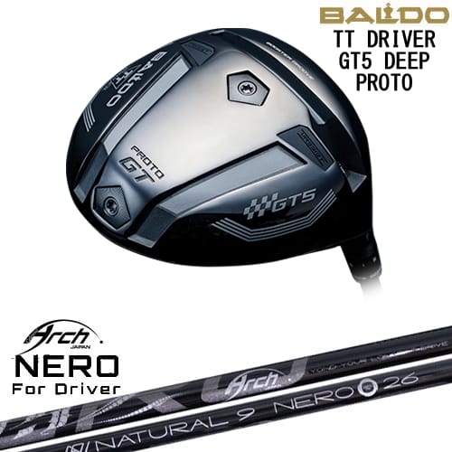 【OVDカスタム】BALDO 2025 TT DRIVER GT5 DEEP ドライバー[DW]バルドBALDO For Driver NEROネロ ARCH GOLF アーチゴルフジャパン