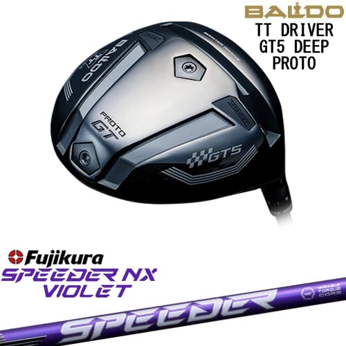 【OVDカスタム】BALDO 2025 TT DRIVER GT5 DEEP ドライバー[DW]バルドBALDO SPEEDER NX VIOLET スピーダーNXバイオレット フジクラFujikura