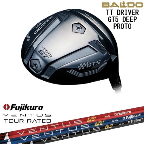 【OVDカスタム】BALDO 2025 TT DRIVER GT5 DEEP ドライバー[DW]バルドBALDO フジクラ VENTUS TR ブルー ブラック レッド ベンタス Fujikura