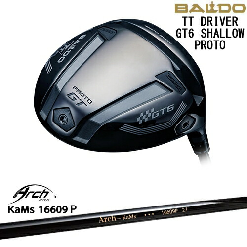 【OVDカスタム】BALDO 2025 TT DRIVER GT6 SHALLOW ドライバー[DW]バルドBALDO 16609P ARCH GOLF アーチゴルフジャパン